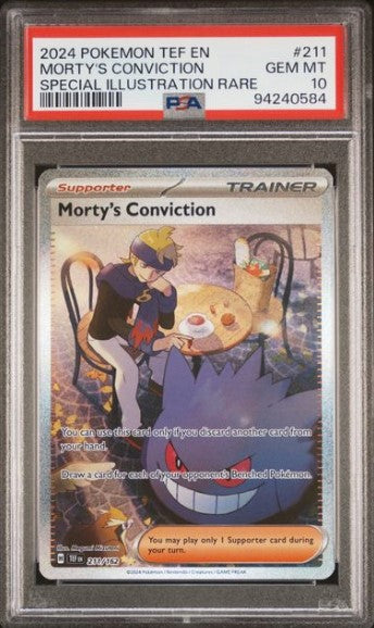 Morty's Conviction Temporal Forces 211 - PSA 10