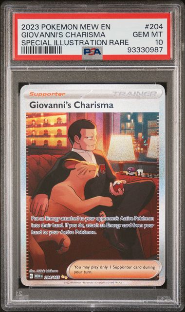 Giovanni's Charisma 151/204 - PSA 10
