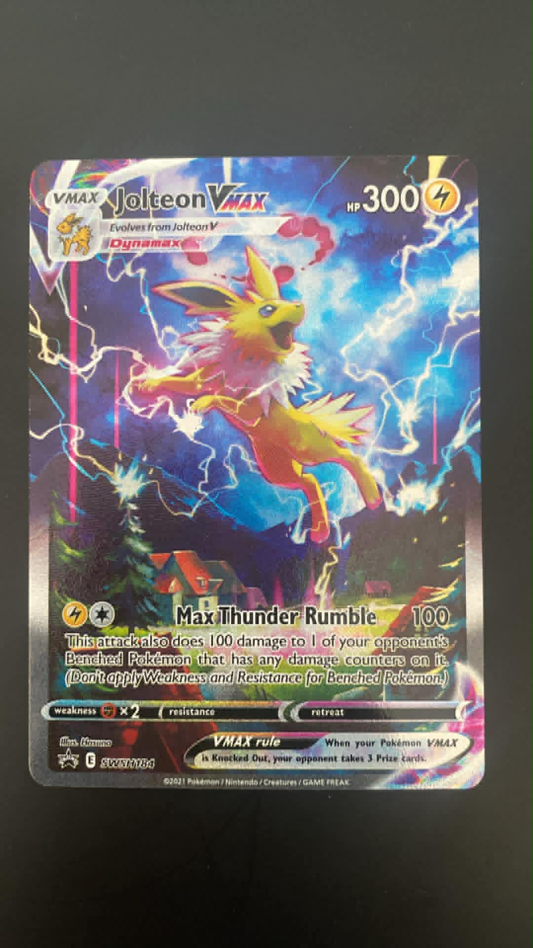 Jolteon VMAX – Black Star Promo (SWSH 184) – Sword & Shield Promos