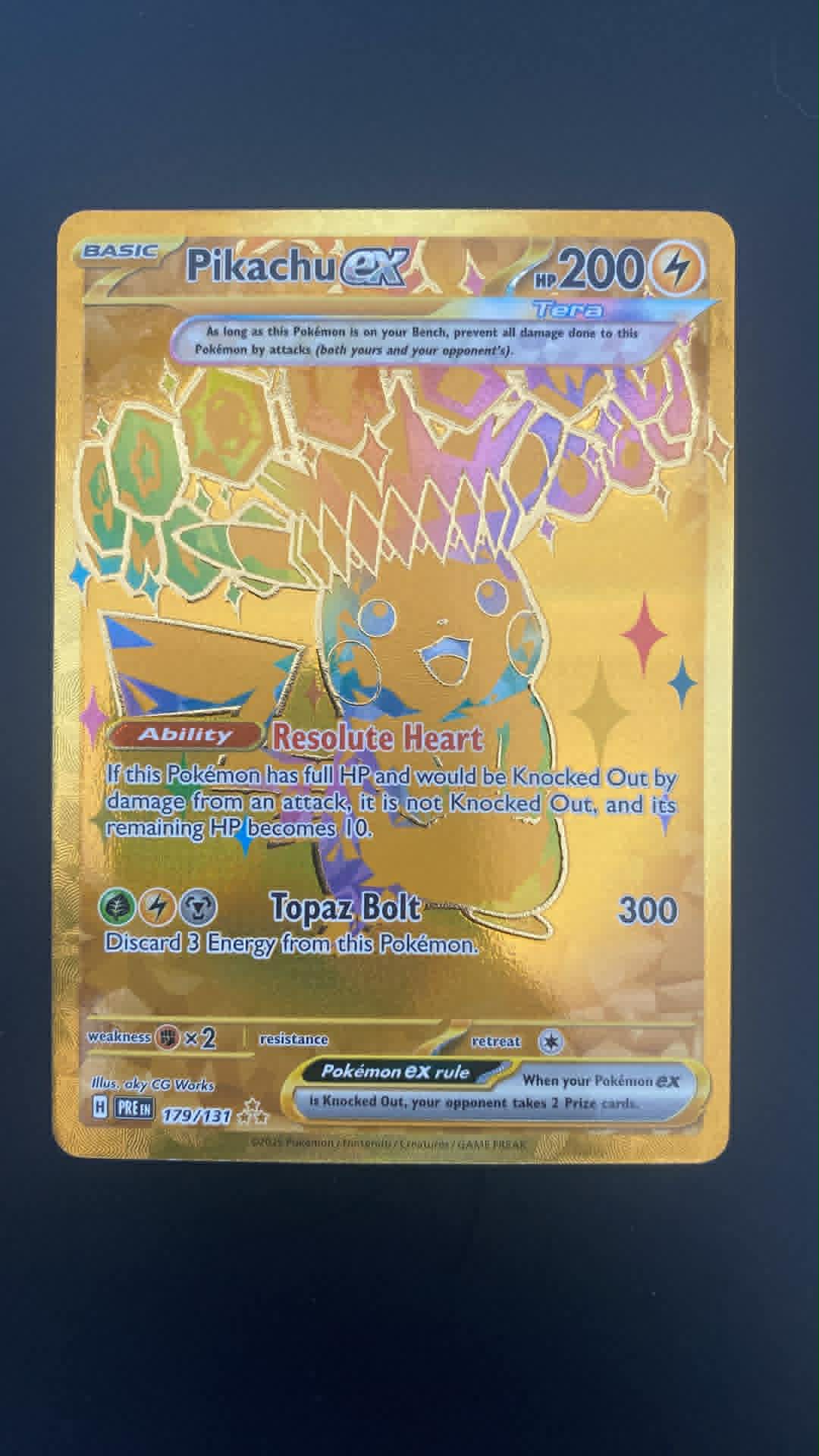 Pikachu ex – Special Illustration Rare (PRE 179/131)
