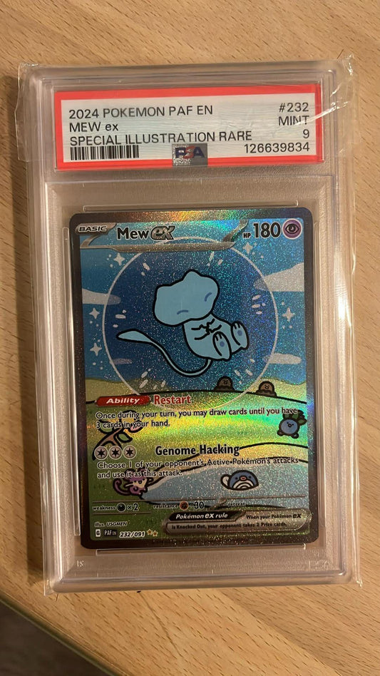 Mew ex 232 Near Mint PSA 9 English Special Illustration Rare