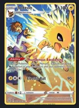 Jolteon TG04 – Pokémon Brilliant Stars Trainer Gallery