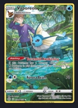 Vaporeon – TG02 – Trainer Gallery – Near Mint