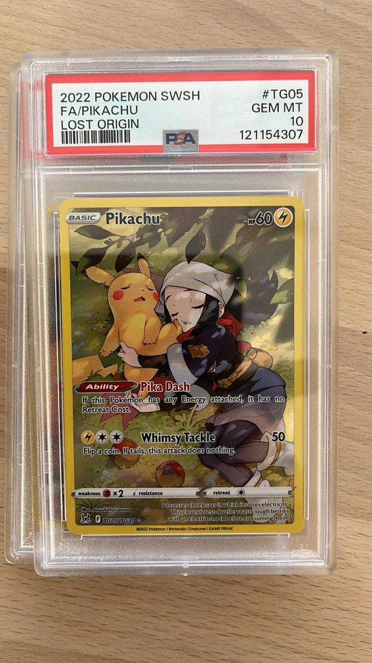 Pikachu Trainer Gallery (Lost Origin TG05) – PSA 10 Gem Mint