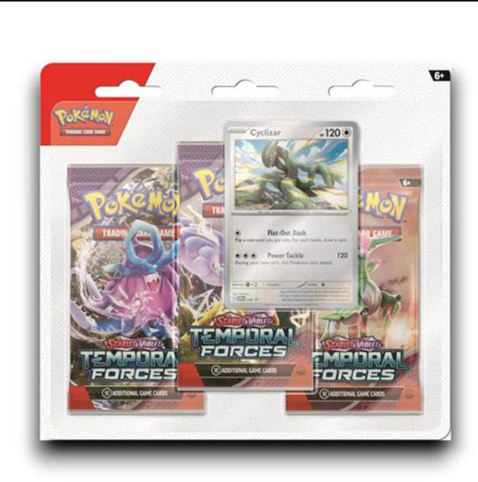 Pokémon TCG – Cyclizar 3-Pack Blister Scarlet & Violet: Temporal Forces