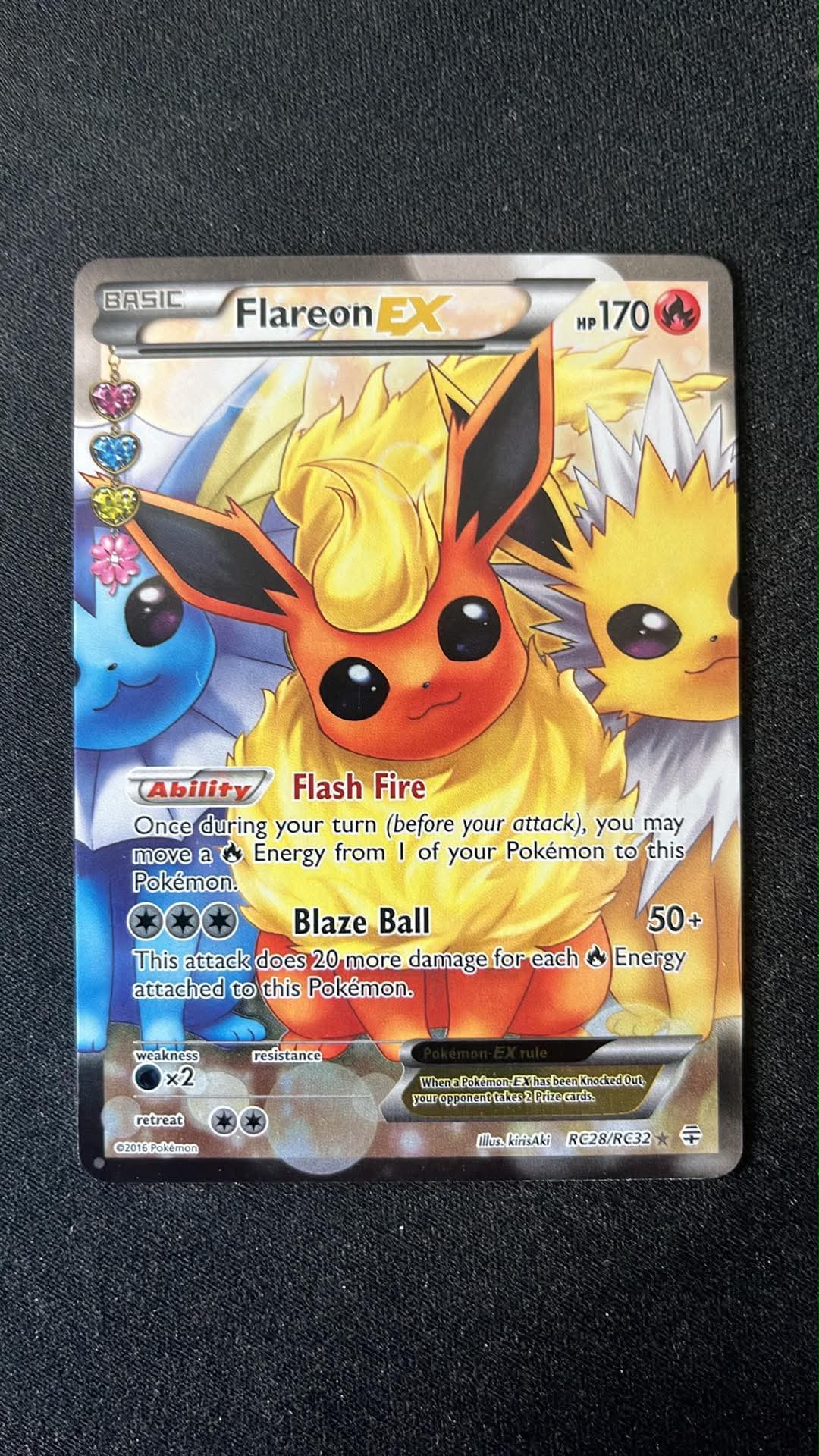 Flareon EX RC28 Generations - Ultra Rare - Printline - Tjek Billeder