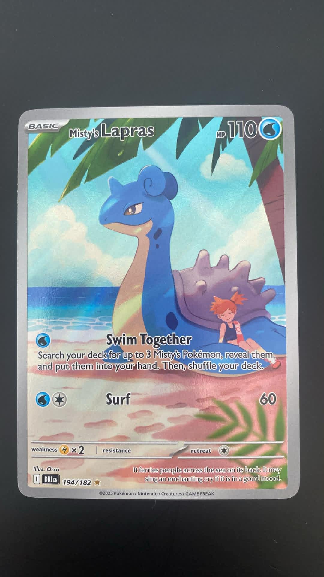 Misty's Lapras – Special Illustration Rare (DRI 194/182)