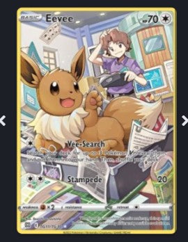 Eevee – TG11 – Trainer Gallery – Near Mint