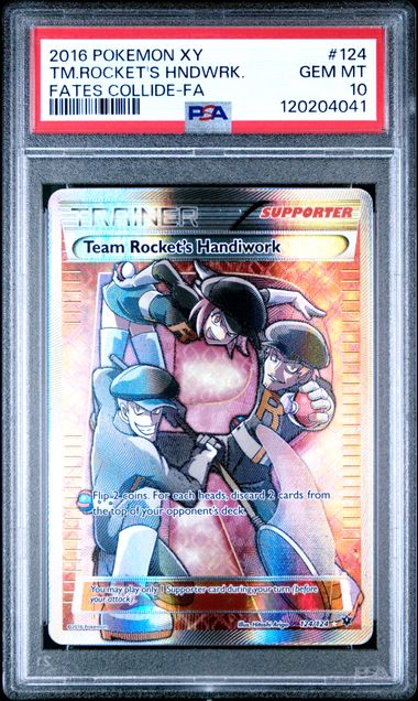 Team Rocket's Handiwork Fates Collide 124 - PSA 10