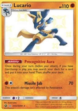 Lucario (Hidden Fates SV22)