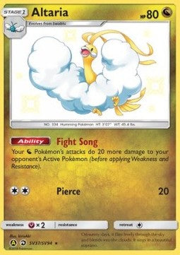 Altaria (Hidden Fates SV37)