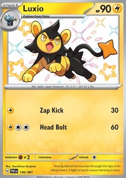 Luxio (Paldean Fates 136)