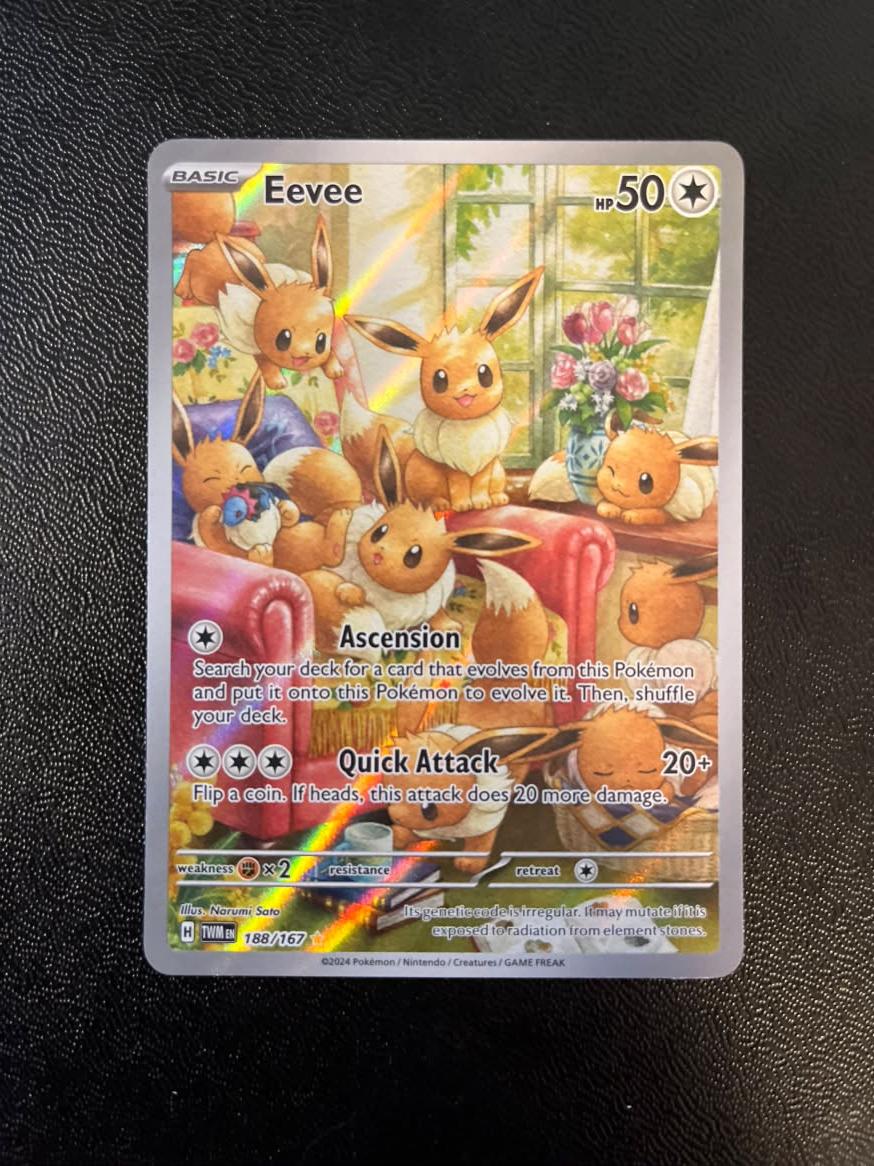 Eevee 188 Twilight Masquerade - Excellent (Se billeder af det konkrete kort)