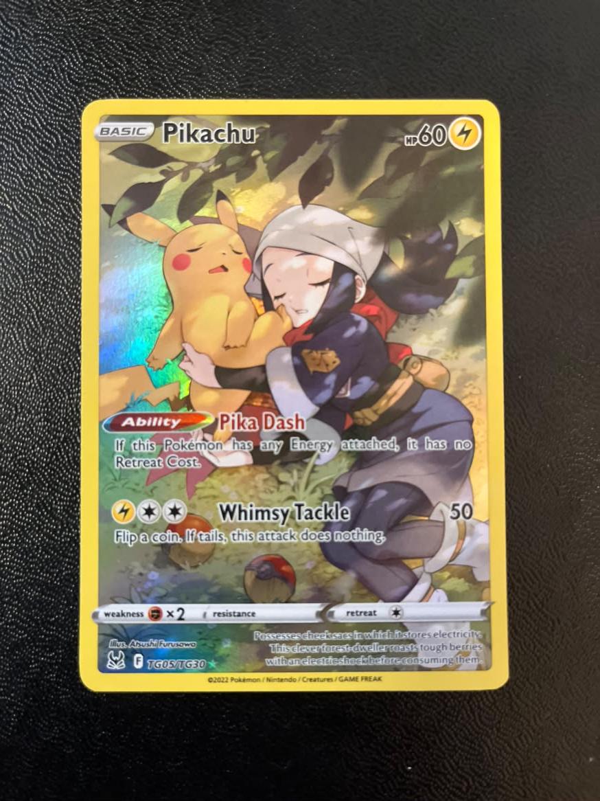 Pikachu TG05 Lost Origin - Near Mint (Se billeder af det konkrete kort)