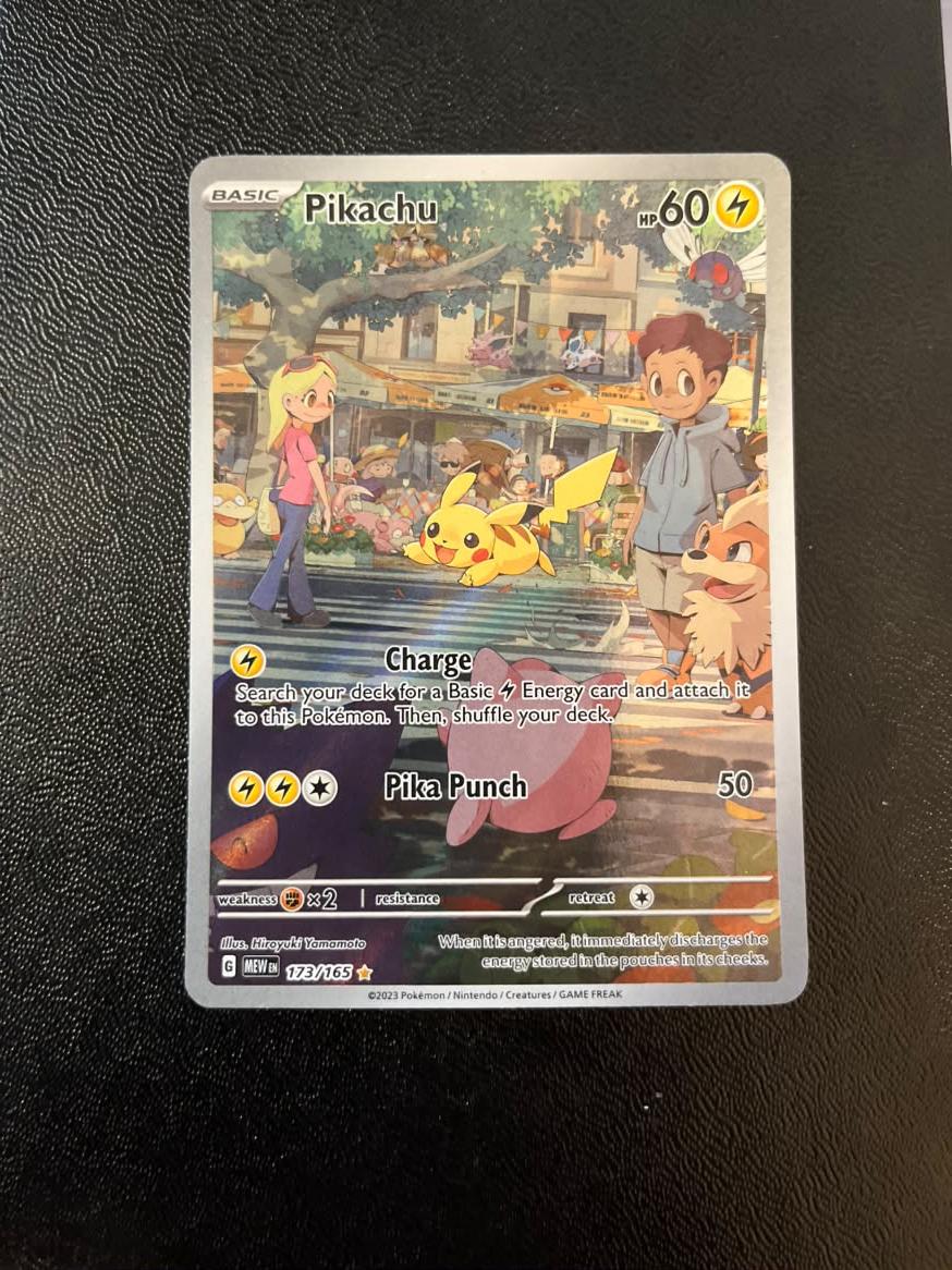 Pikachu 173 151 - Near Mint (Se billeder af det konkrete kort)
