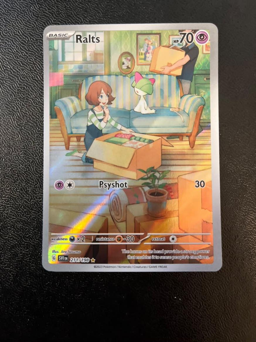 Ralts 211 Scarlet & Violet - Near Mint (Se billeder af det konkrete kort)