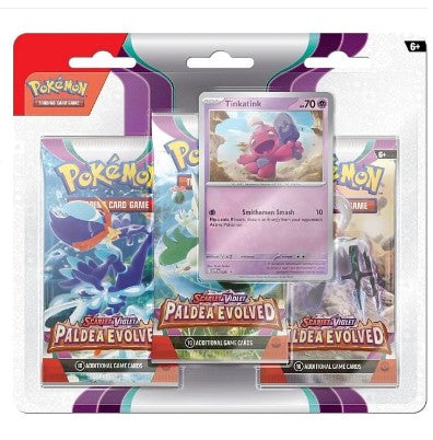 Paldea Evolved: Tinkatink 3-pack Blister