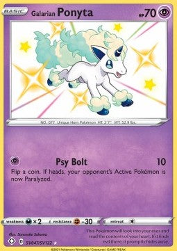 Galarian Ponyta (Shining Fates SV47)